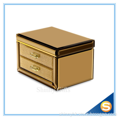 Glass Mirror Collective Box for ballerina jewelry box for Jewelries
